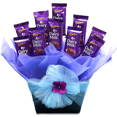 "Dairy Milk choco Basket - Click here to View more details about this Product